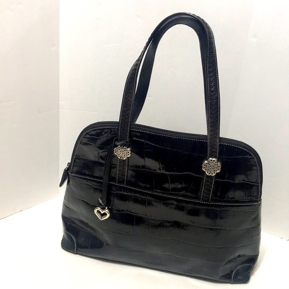 Brighton Handbags - Brighton Vintage Patent Leather Handbag